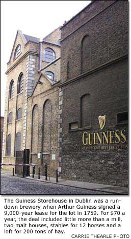 The Guiness Storehouse in Dublin